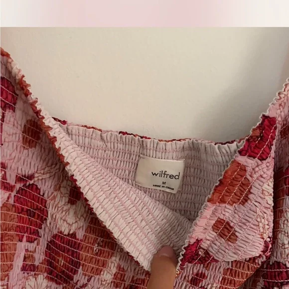 Wilfred Floral Red and Pink Blouse - Picture 4 of 4